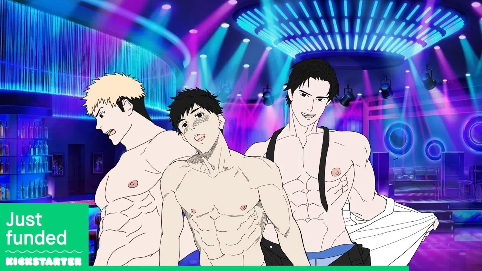 Gods of Olympus – NSFW BL Club Visual Novel about College Strippers and Their Fans