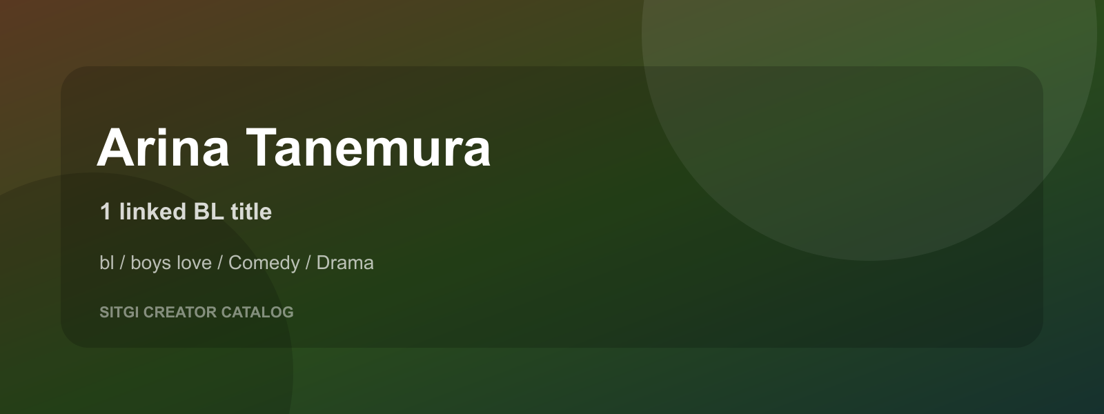 Arina Tanemura cover