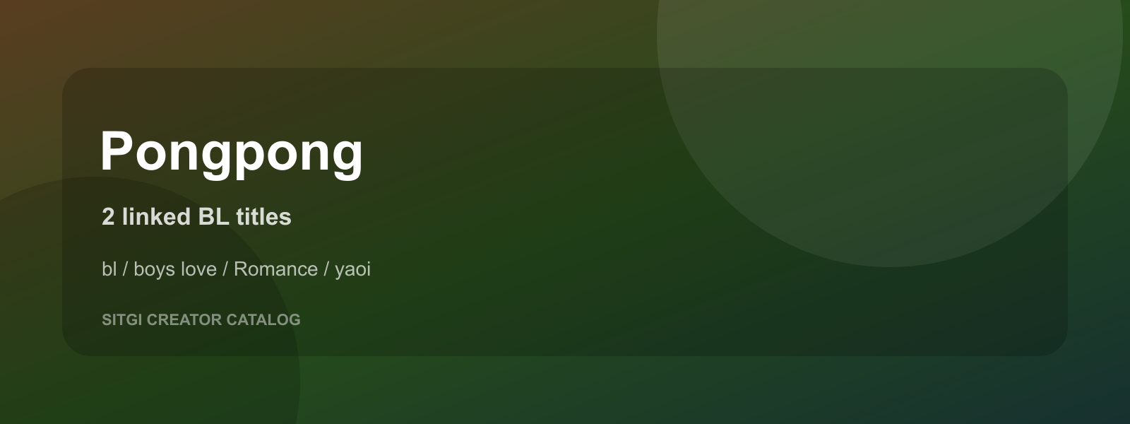 Pongpong cover